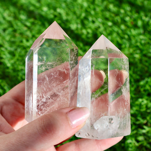 Product image of Clear Quartz Thick Crystal Point - Short and Plump