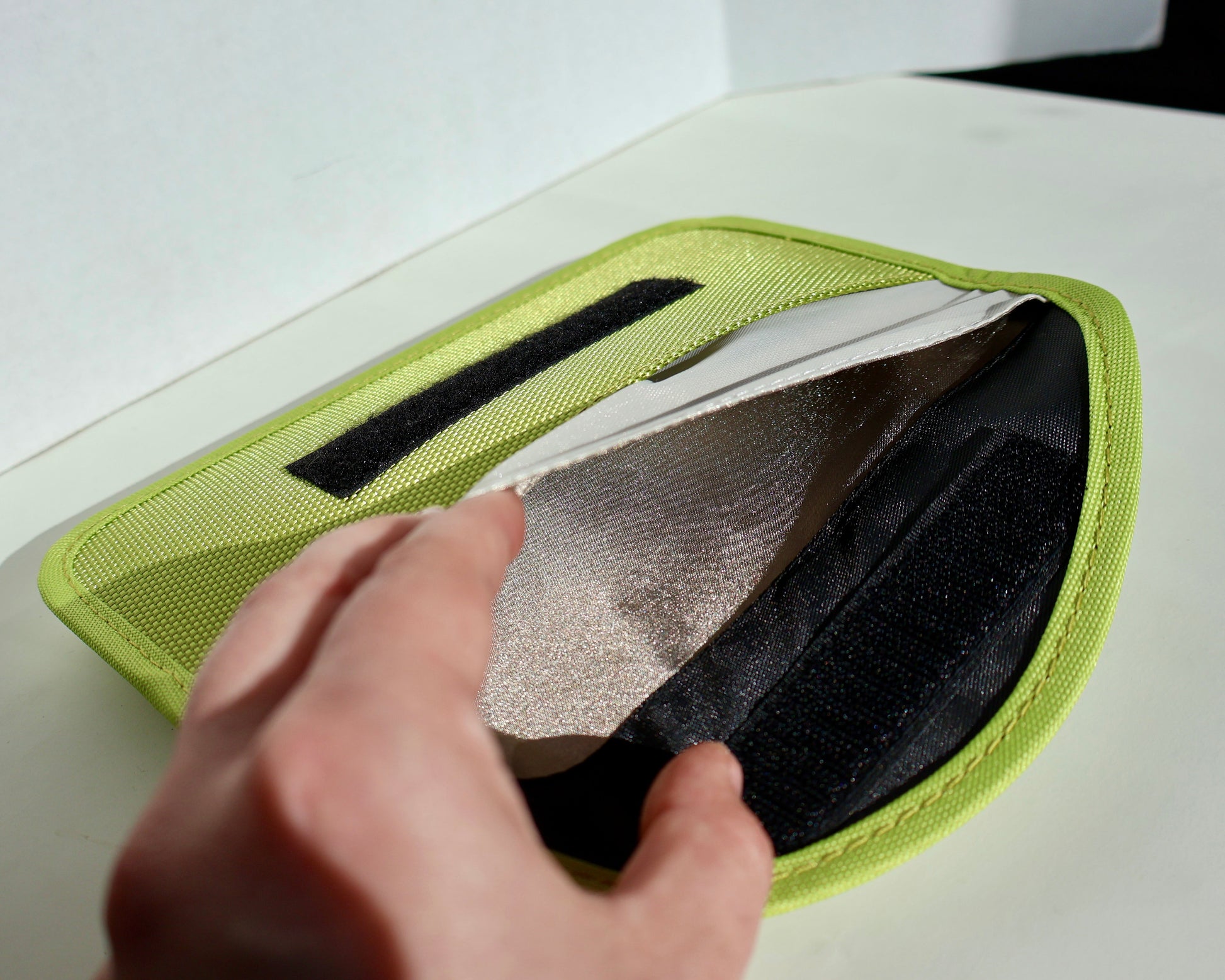 Faraday EMF Blocking Phone Pouch for Standard iPhone - Wax | Wane
