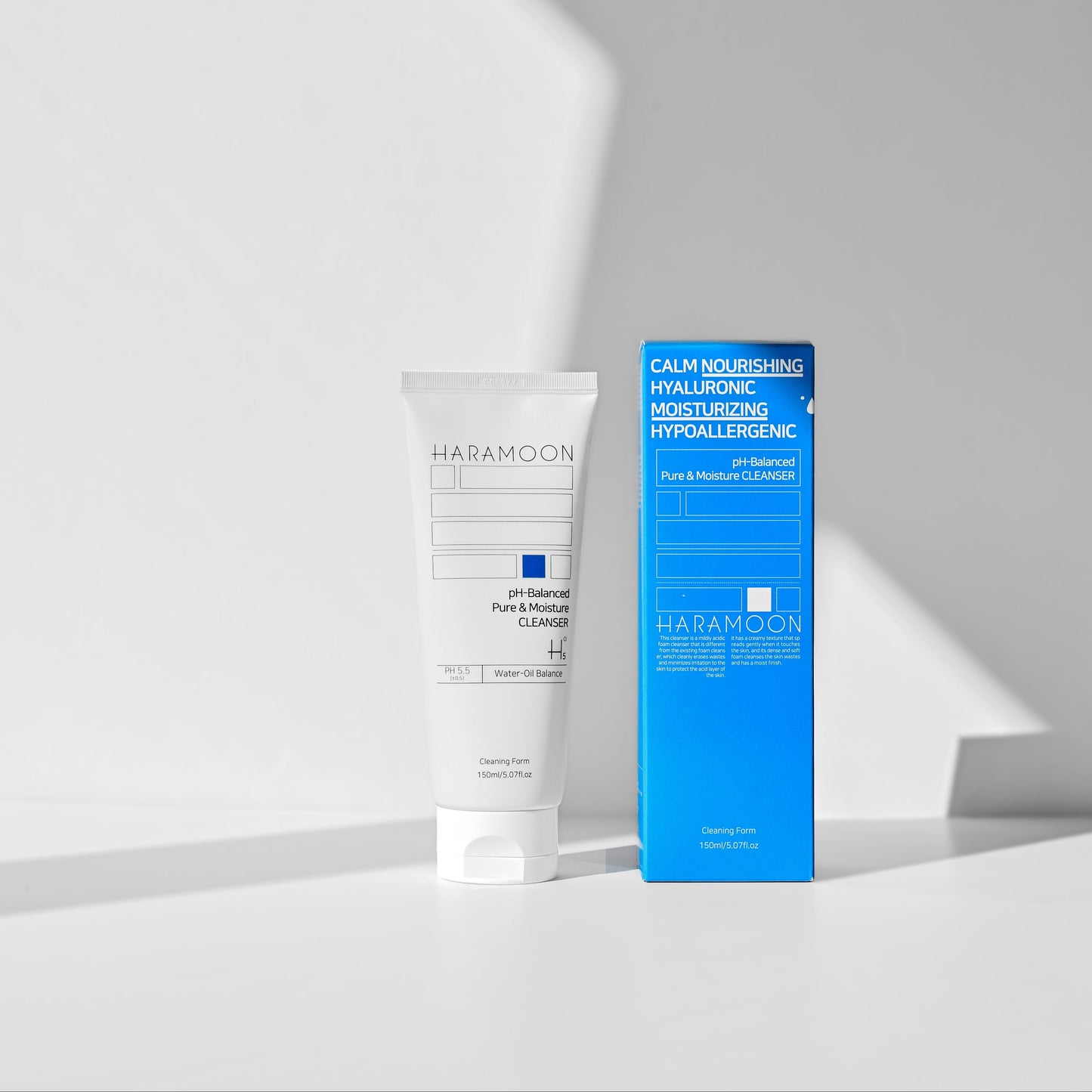 HARAMOON Pure Moisture Cleanser | Korean Skincare, 150mL - Wax | Wane