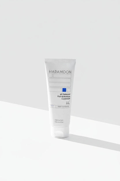 Tube of HARAMOON skincare product on a white background