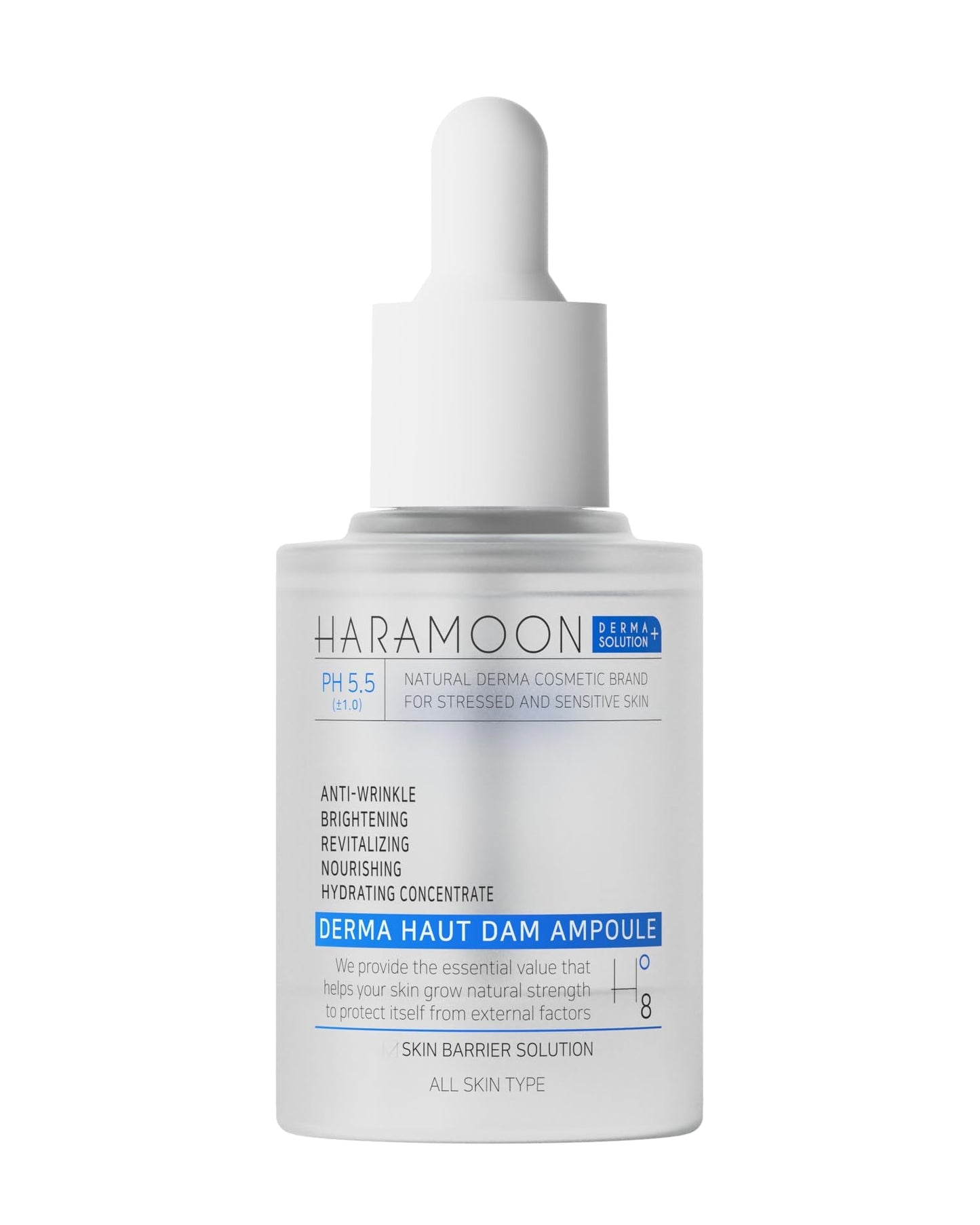 HARAMOON Silky Hydration Ampoule | Vegan & EWG Certified Korean Skincare, 30mL - Wax | Wane