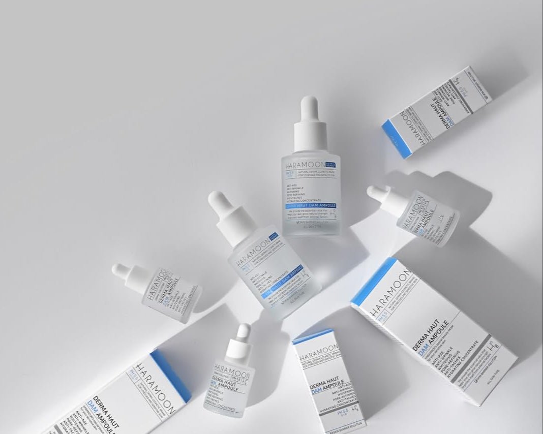 HARAMOON Silky Hydration Ampoule | Vegan & EWG Certified Korean Skincare, 30mL - Wax | Wane