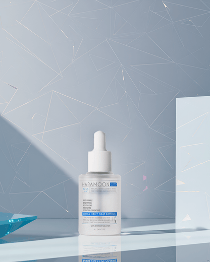 HARAMOON Silky Hydration Ampoule | Vegan & EWG Certified Korean Skincare, 30mL - Wax | Wane