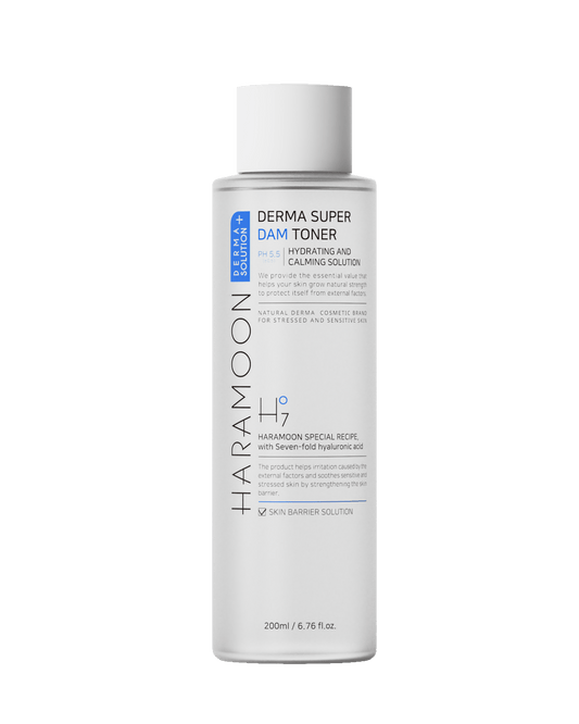 HARAMOON Super Dam Toner | Gentle for Sensitive Skin, 200mL - Wax | Wane