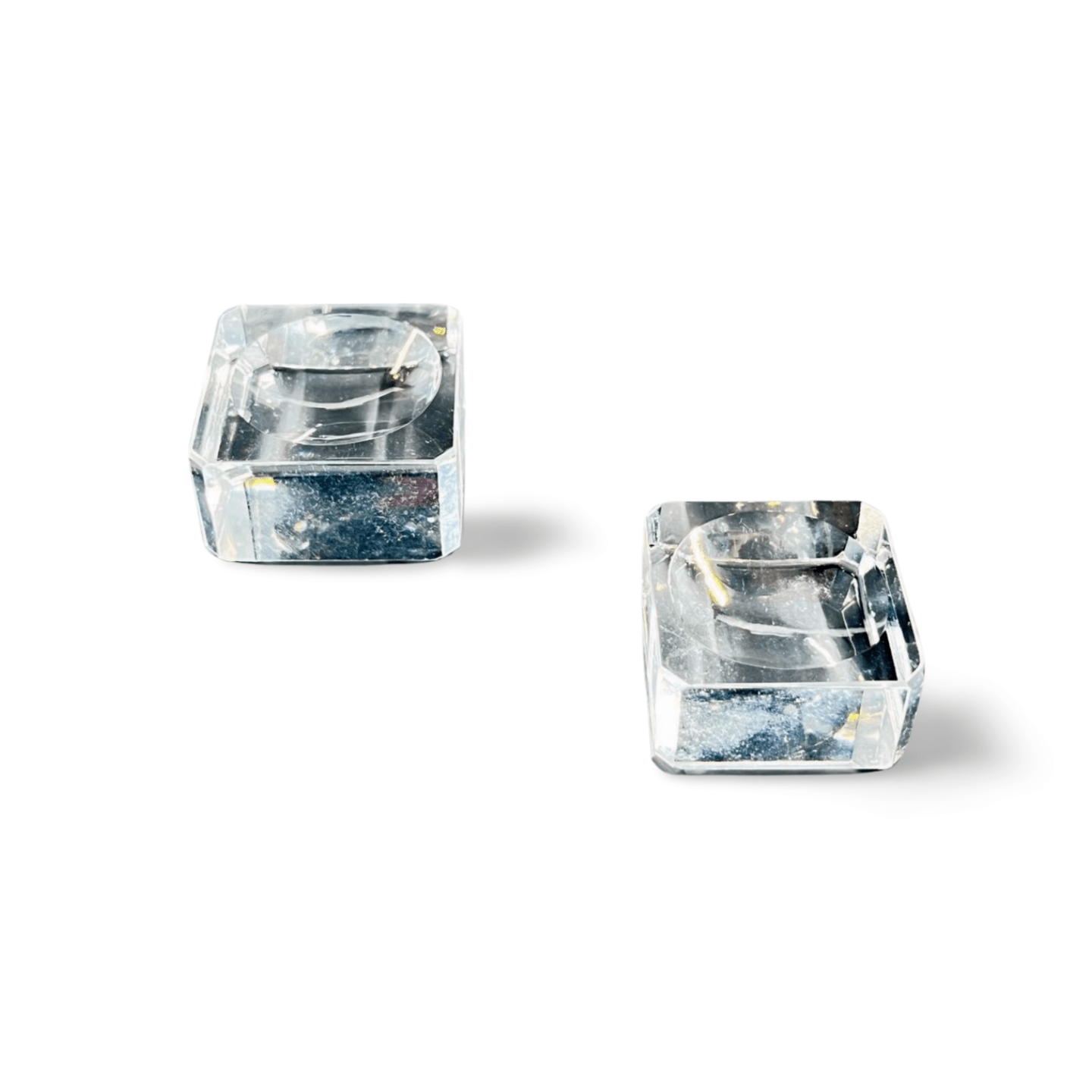 Premium Glass Sphere Stand – Stable Display for Gemstone Balls | Durable & Minimalist Crystal Holder, 0.5" - Wax | Wane