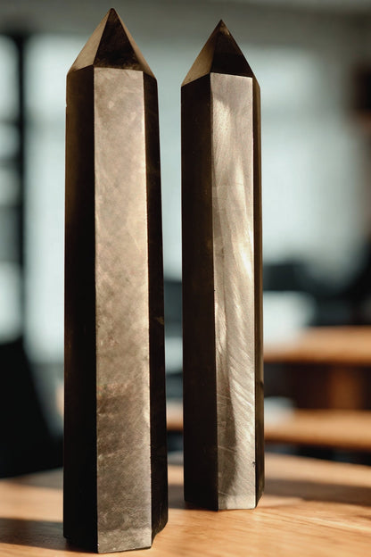 Terahertz Metal Obelisk Tower, Authentic Japanese Made, 7" - Wax | Wane