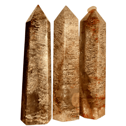 Thousand Layer Crystal Obelisk – Natural Quartz & Mineral Formation, Rare Collectible 3.5" - Wax | Wane