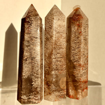 Thousand Layer Crystal Obelisk – Natural Quartz & Mineral Formation, Rare Collectible 3.5" - Wax | Wane